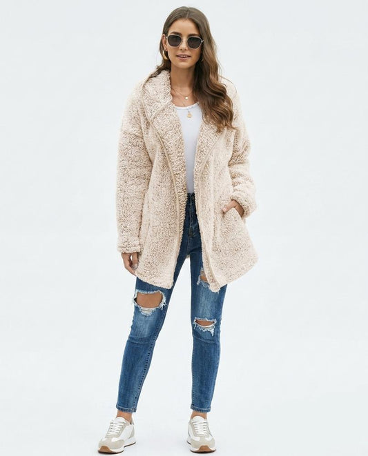 Nord Wear - Sepir | Fleece Asymmetrical Coat Women
