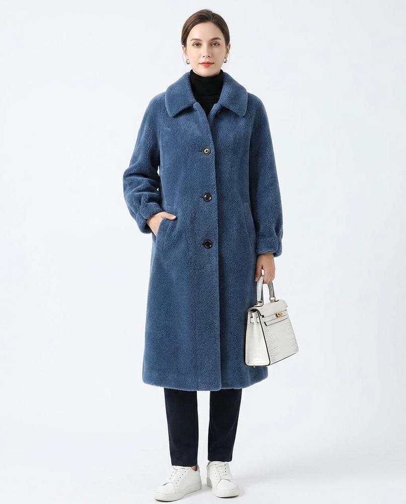 Nord Wear - Eomem | Button-Front Faux Fur Coat Women