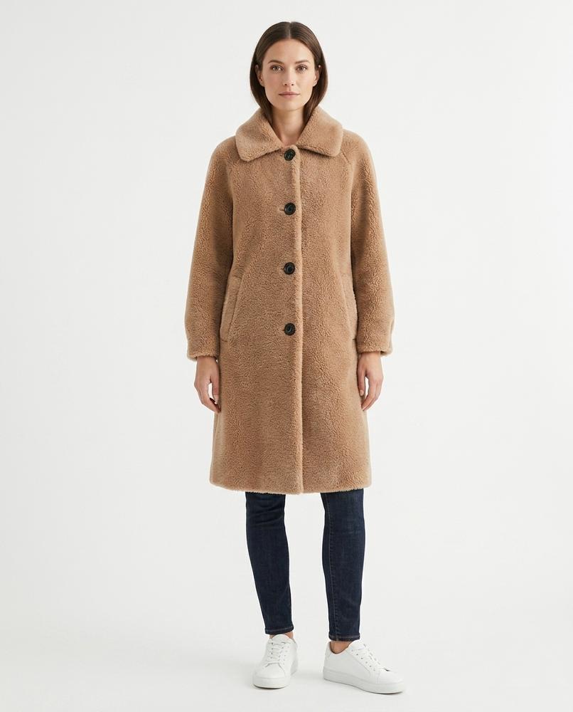 Nord Wear - Eomem | Button-Front Faux Fur Coat Women