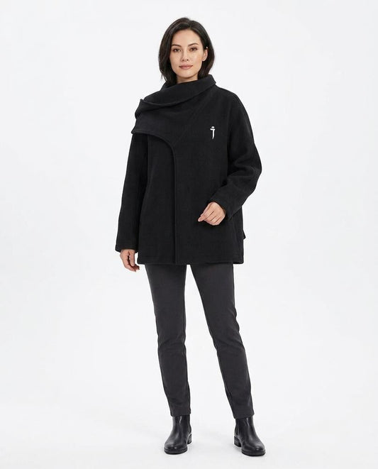Nord Wear - Covak | Asymmetric Draped-Collar Coat Women
