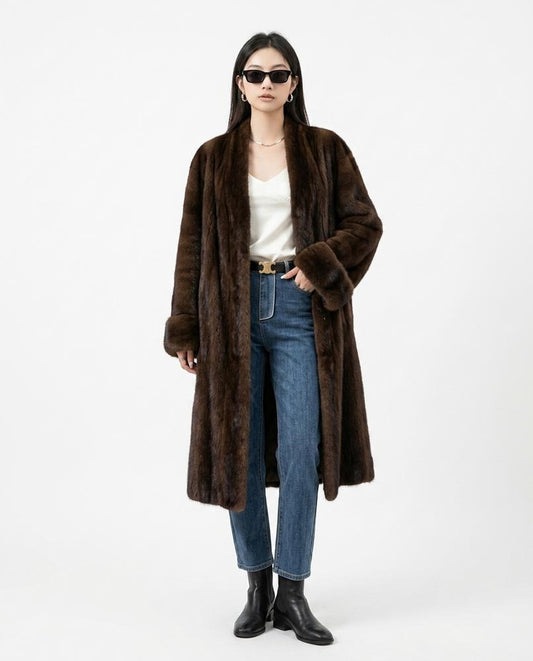Nord Wear - Aegad | Faux Fur Collarless Coat Women