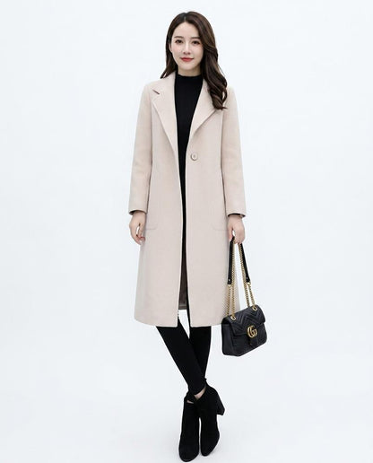 Nord Wear - Kivil | Single-Breasted Wool-Blend Coat Women