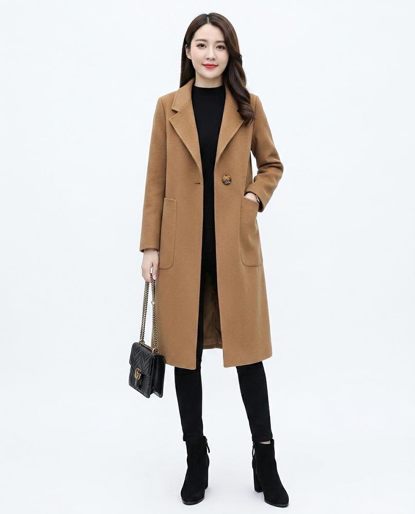 Nord Wear - Kivil | Single-Breasted Wool-Blend Coat Women