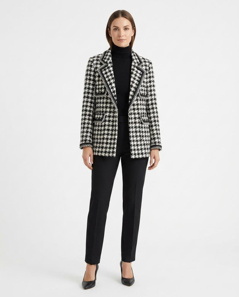 Nord Wear - Depel | Houndstooth Double-Breasted Blazer Women