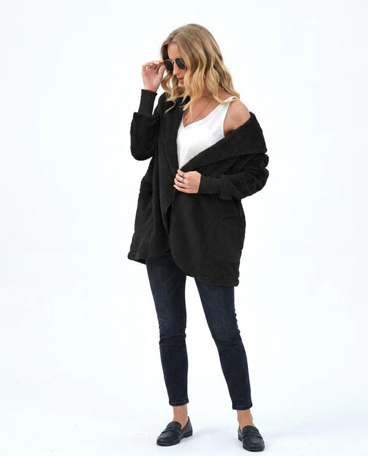 Nord Wear - Rirot | Plush Hooded Cardigan Women