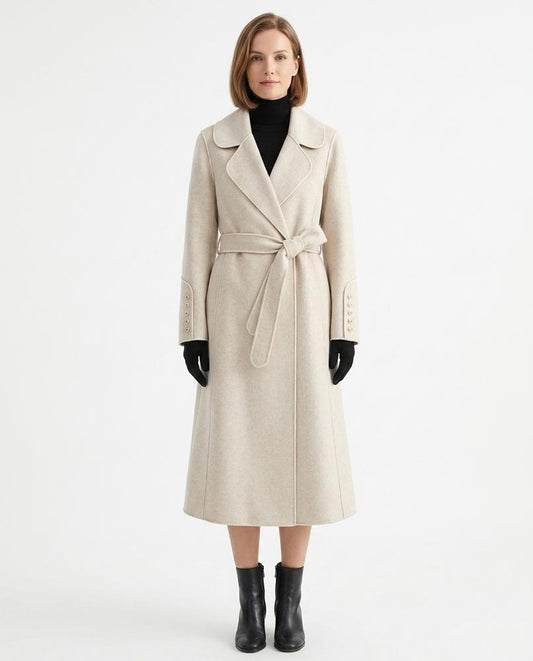 Nord Wear - Zigak | Wool Belted Coat Women
