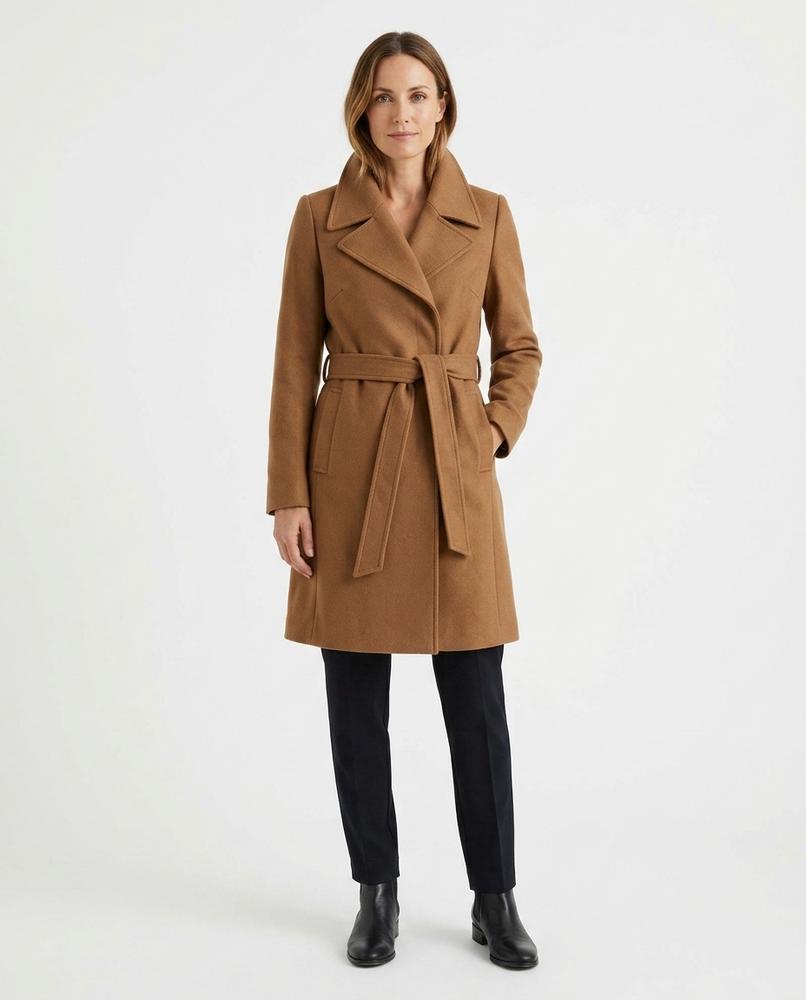 Nord Wear - Vipik | Belted Wide-Collar Coat Women