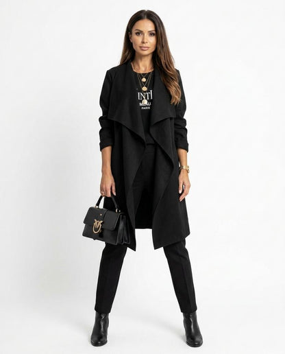 Nord Wear - Suvud | Open-Front Draped-Lapel Coat Women