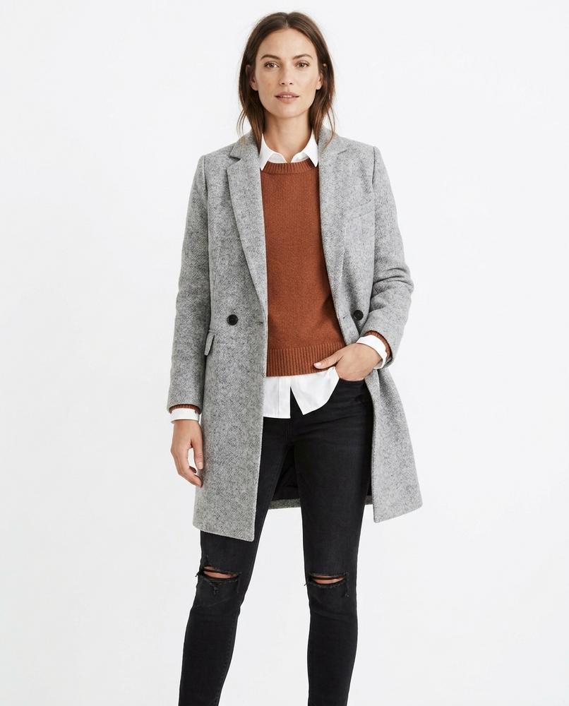 Nord Wear - Eelem | Single-Breasted Textured Coat Women