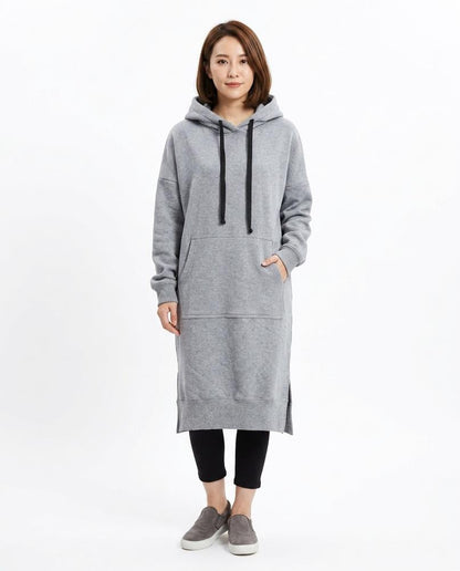Nord Wear - Vifat | Hooded Knee-Length Dress Women