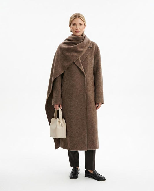 Nord Wear - Tedad | Shawl-Collar Longline Coat Women