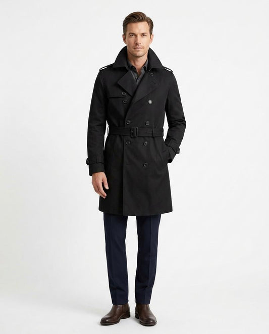 Nord Wear - Mepit | Double-Breasted Belted Coat Men
