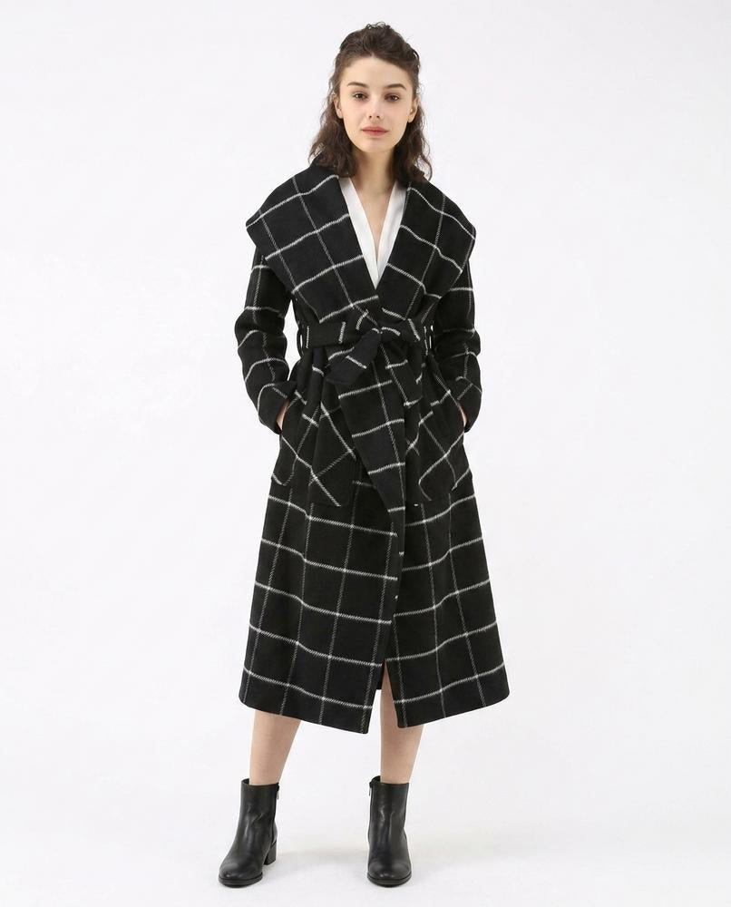 Nord Wear - Devuk | Draped-Collar Belted Coat Women