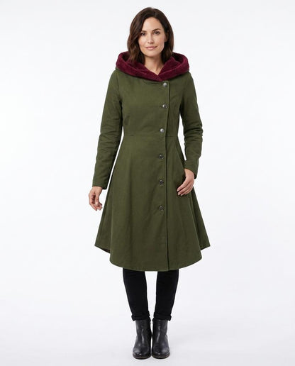 Nord Wear - Kakuk | Hooded Asymmetrical Coat Women