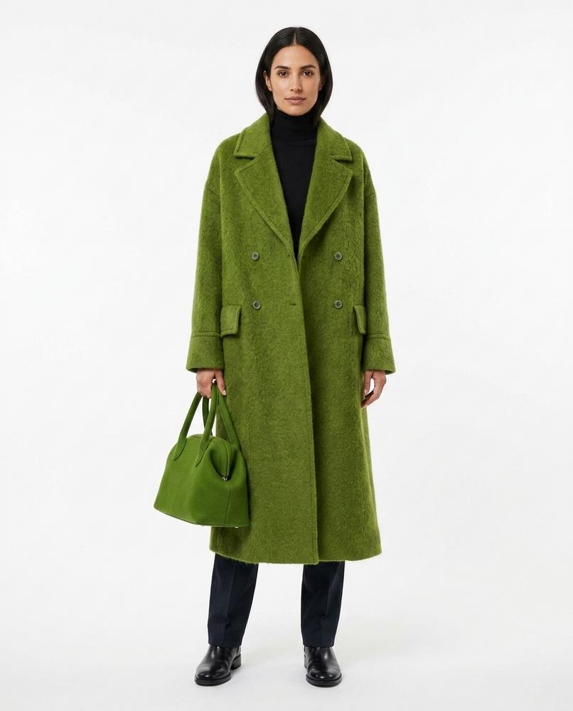Nord Wear - Yigit | Double-Breasted Textured Coat Women