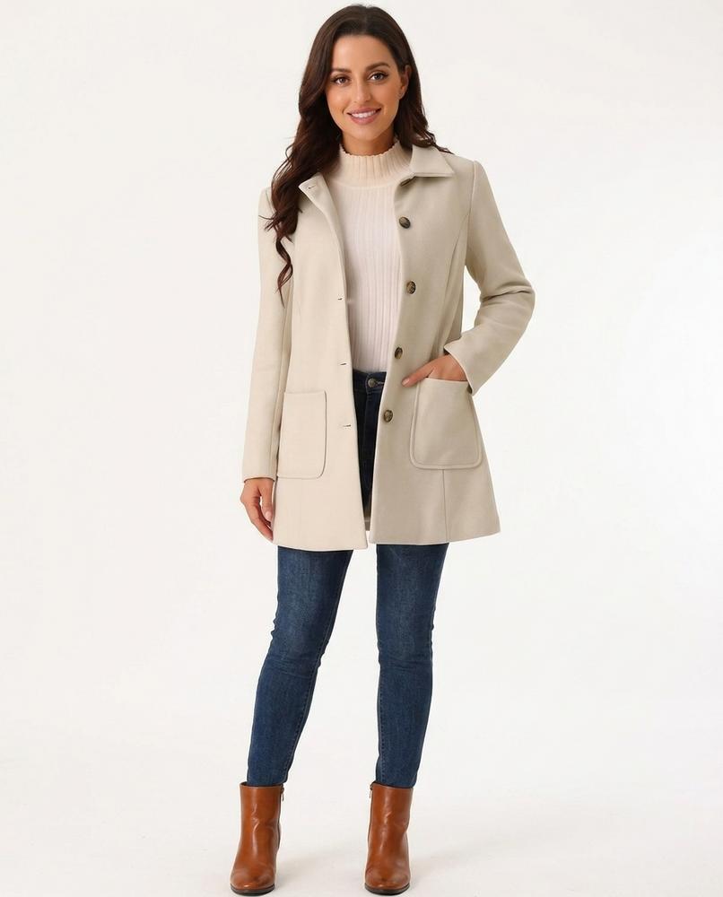 Nord Wear - Dunod | Single-Breasted Lapel-Collar Coat Women
