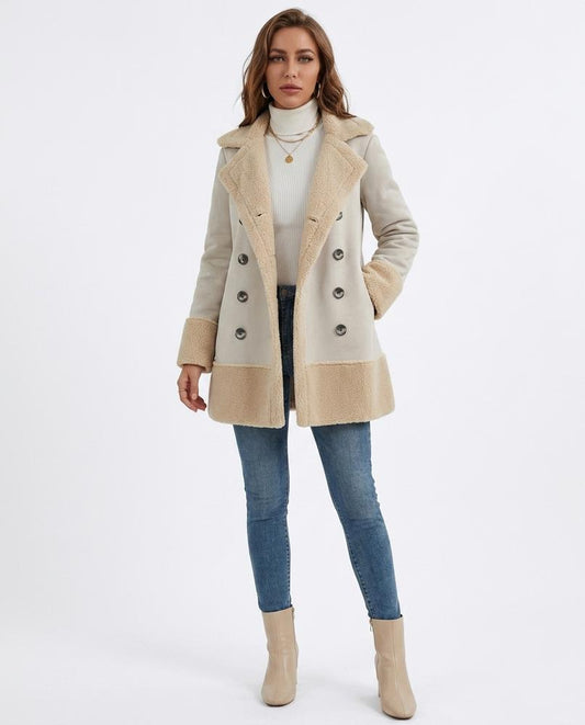 Nord Wear - Yinid | Double-Breasted Sherpa-Lined Coat Women