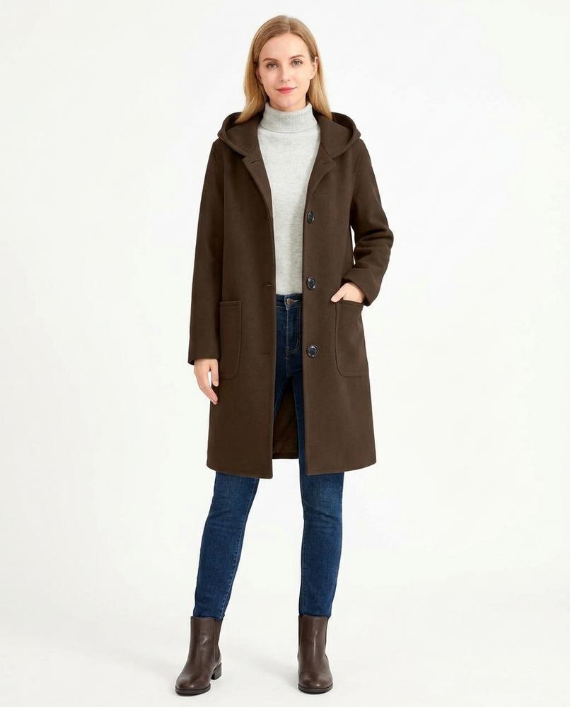 Nord Wear - Nasal | Hooded Single-Breasted Coat Women
