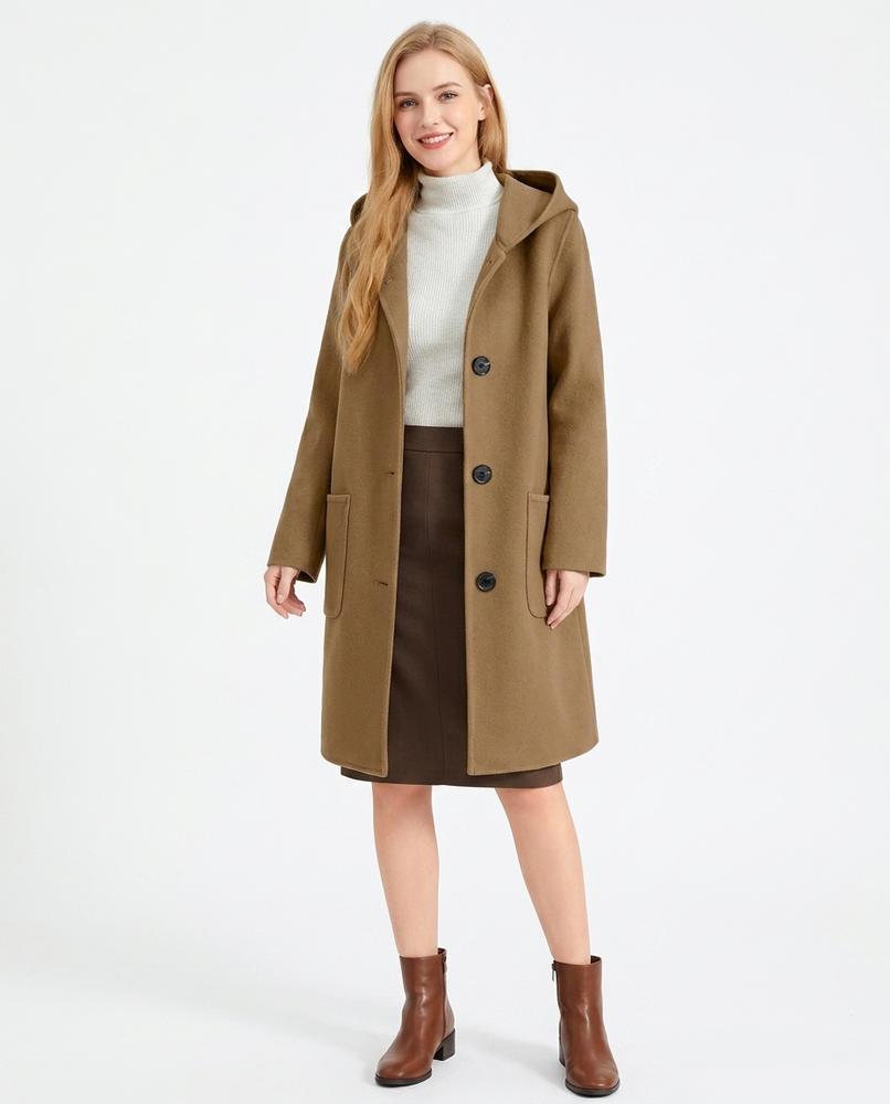 Nord Wear - Nasal | Hooded Single-Breasted Coat Women