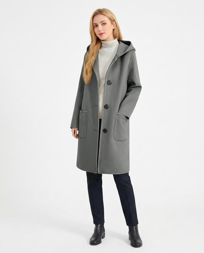 Nord Wear - Nasal | Hooded Single-Breasted Coat Women