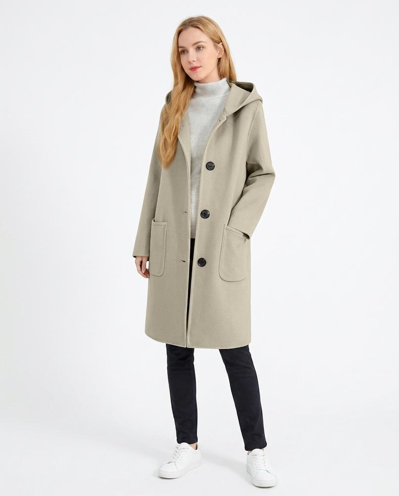 Nord Wear - Nasal | Hooded Single-Breasted Coat Women