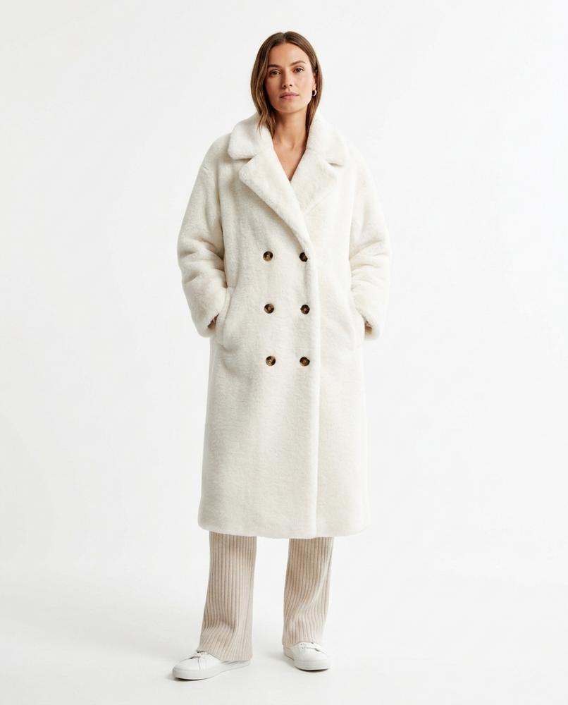 Nord Wear - Nurad | Double-Breasted Faux Fur Coat Women