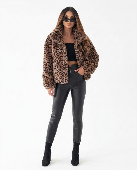 Nord Wear - Sisud | Plush Leopard-Print Jacket Women
