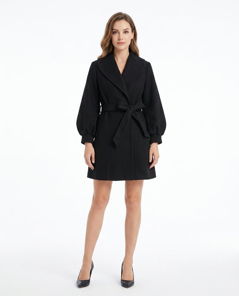 Nord Wear - Ailur | Belted Balloon-Sleeve Coat Women