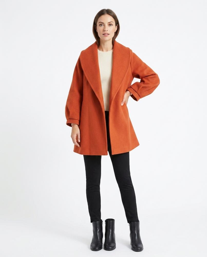 Nord Wear - Ailur | Belted Balloon-Sleeve Coat Women