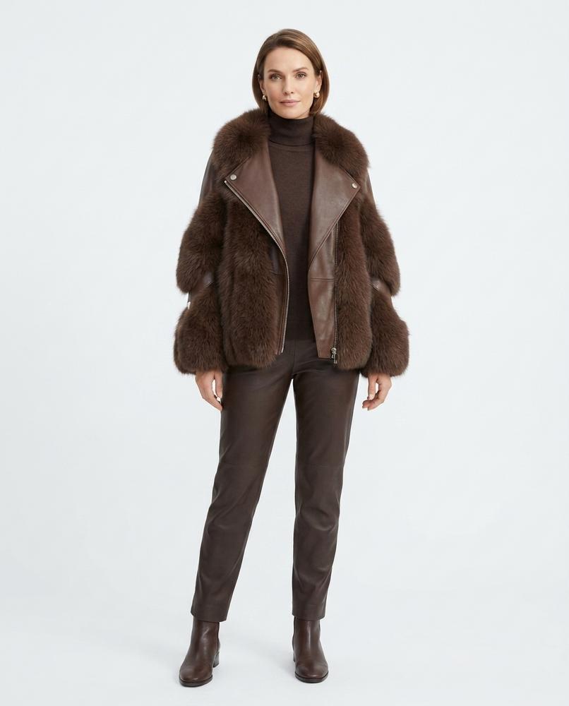 Nord Wear - Zimim | Fur-trimmed Asymmetrical Jacket Women