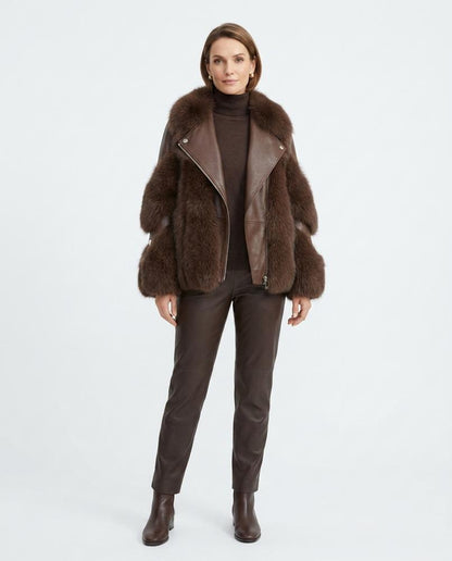 Nord Wear - Zimim | Fur-trimmed Asymmetrical Jacket Women