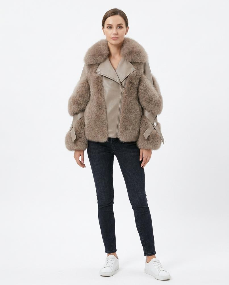 Nord Wear - Zimim | Fur-trimmed Asymmetrical Jacket Women