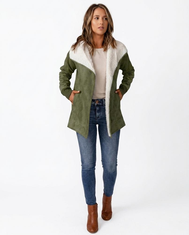 Nord Wear - Nenot | Sherpa-Lined Open-Front Coat Women