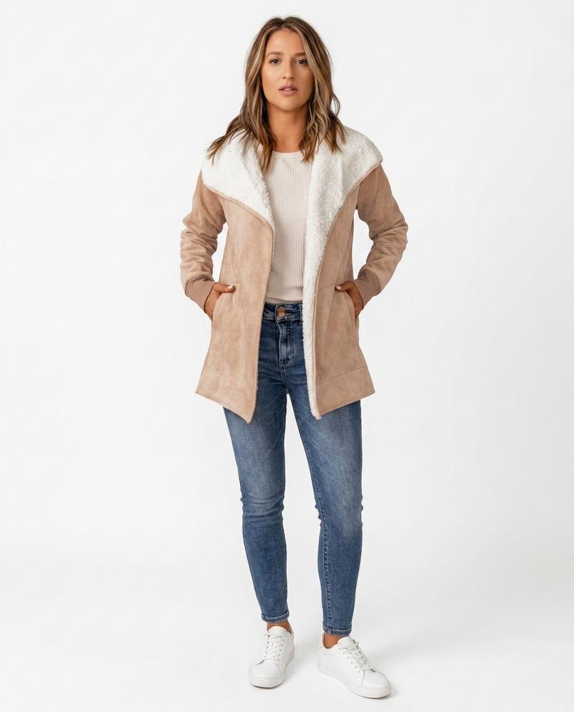 Nord Wear - Nenot | Sherpa-Lined Open-Front Coat Women