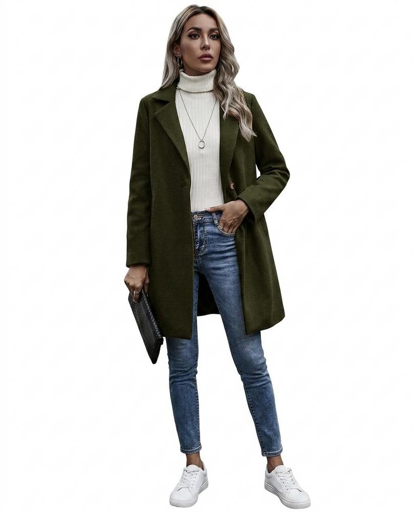 Nord Wear - Doram | Single-Breasted Notched Lapel Coat Women