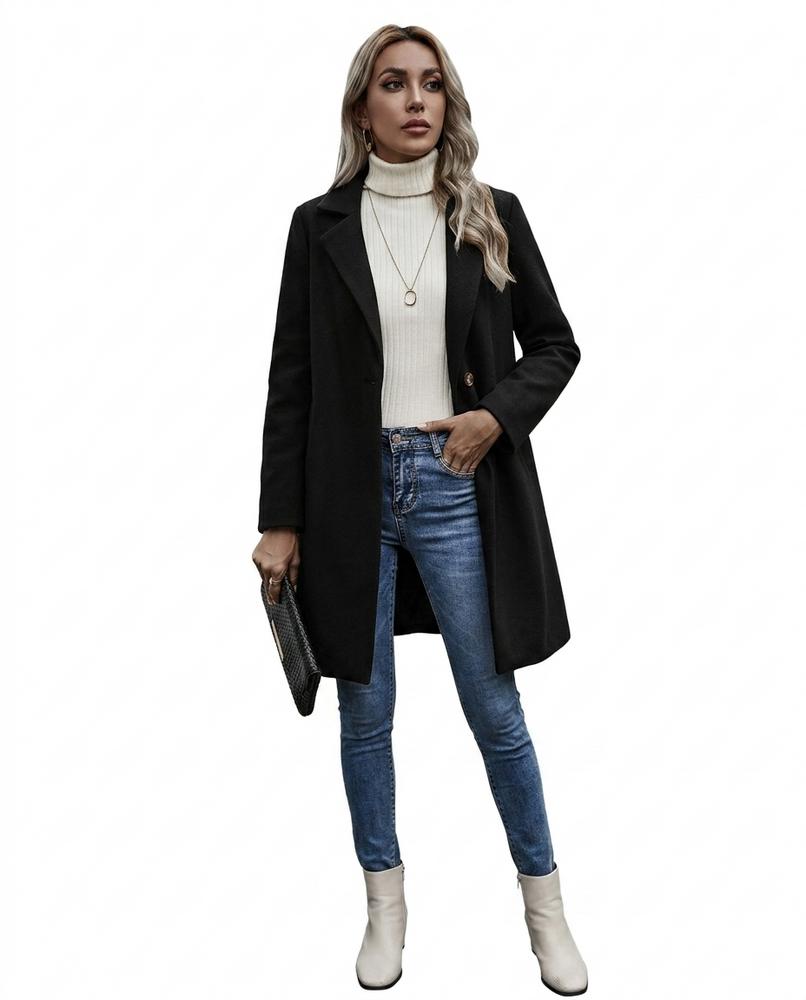 Nord Wear - Doram | Single-Breasted Notched Lapel Coat Women