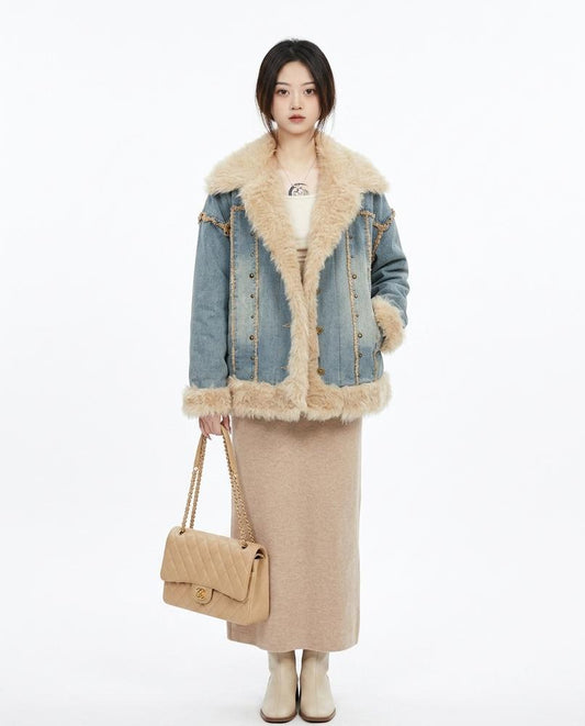 Nord Wear - Vesom | Lined Loose-Fit Denim Jacket Women
