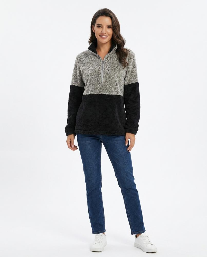 Nord Wear - Tesak | Quarter-Zip Color-Block Sweatshirt Women