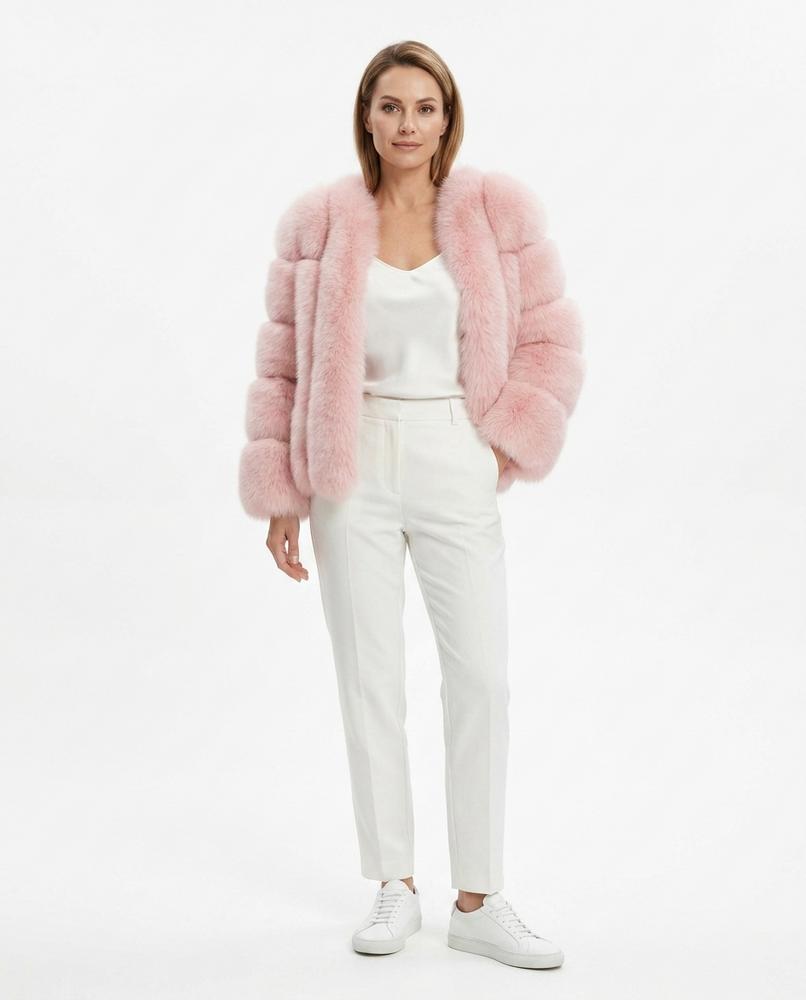 Nord Wear - Vipok | Faux Fur Collarless Jacket Women