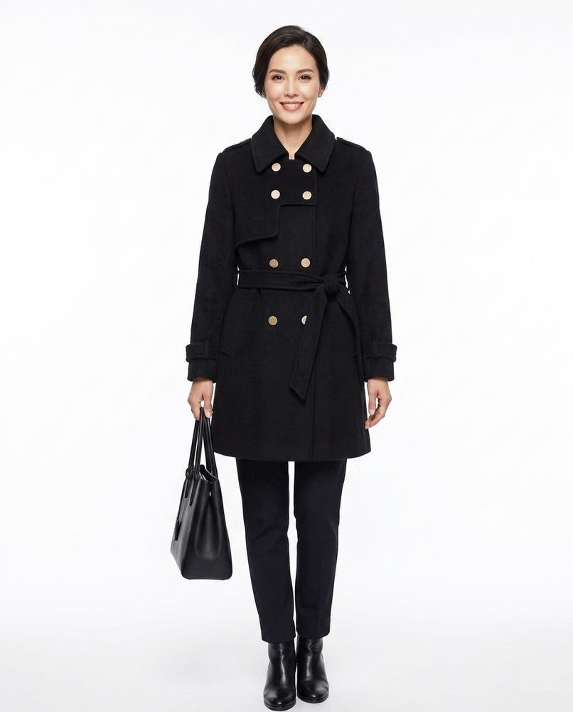 Nord Wear - Zalek | Double-Breasted Belted Coat Women