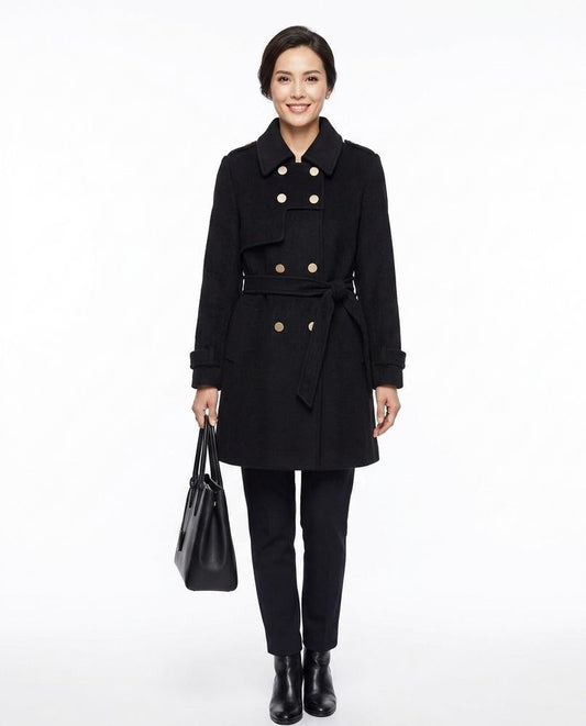 Nord Wear - Zalek | Double-Breasted Belted Coat Women