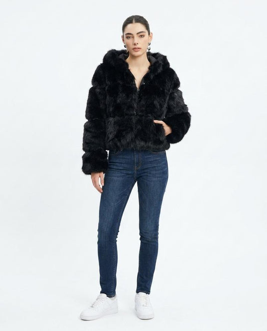Nord Wear - Yovad | Hooded Faux-Fur Jacket Women