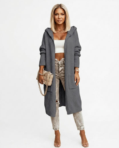 Nord Wear - Ronon | Hooded Open-Front Knit Cardigan Women