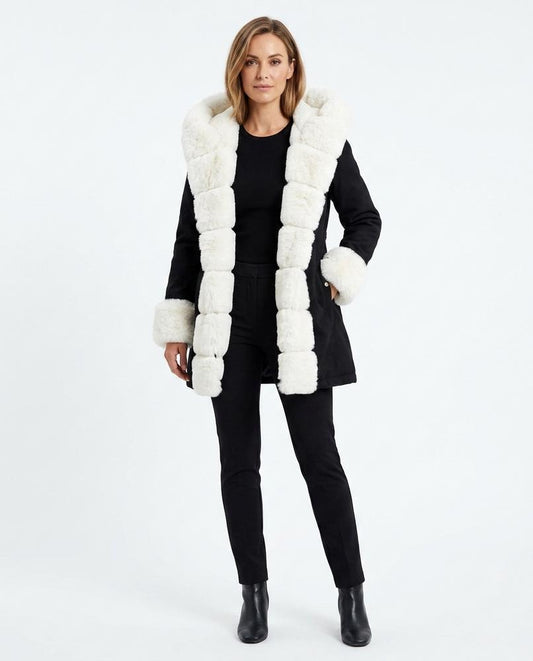 Nord Wear - Aedon | Fur-Trimmed Hooded Coat Women
