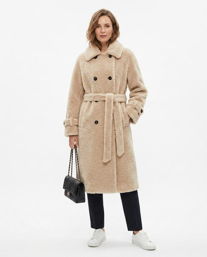 Nord Wear - Dorun | Double-Breasted Teddy-Fleece Coat Women