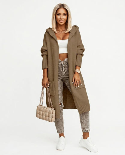 Nord Wear - Ronon | Hooded Open-Front Knit Cardigan Women