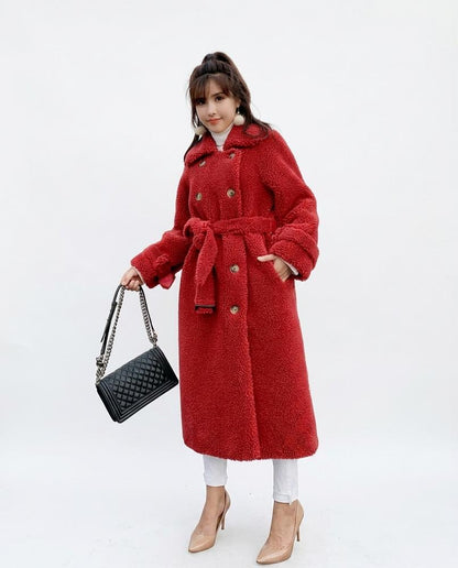 Nord Wear - Dorun | Double-Breasted Teddy-Fleece Coat Women