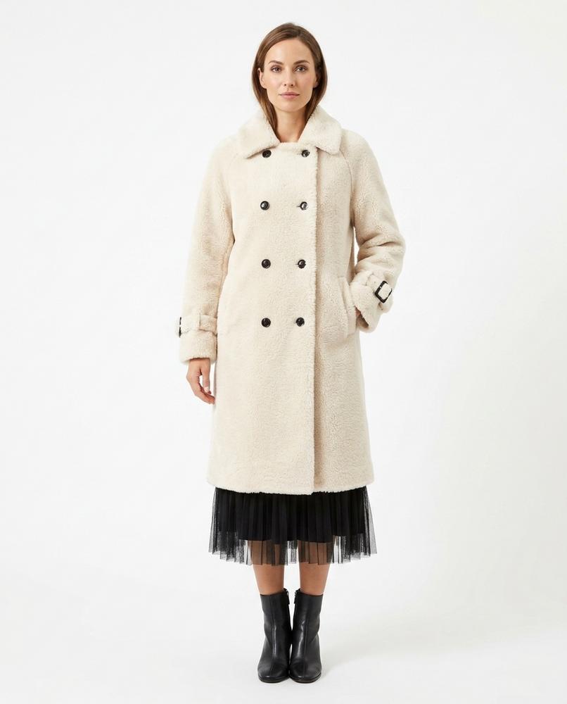 Nord Wear - Dorun | Double-Breasted Teddy-Fleece Coat Women