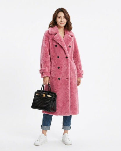 Nord Wear - Dorun | Double-Breasted Teddy-Fleece Coat Women