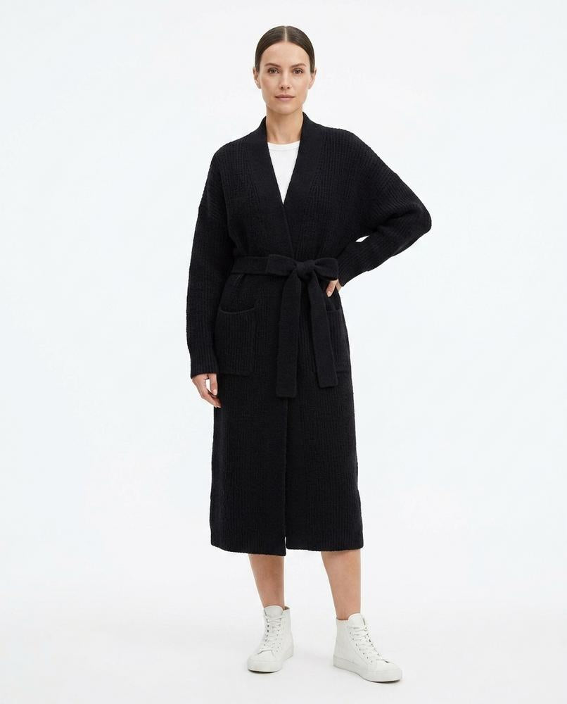Nord Wear - Cevir | Belted Longline Knit Cardigan Women